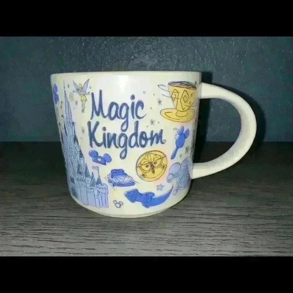 Starbucks Disney Parks Been There Pin Drop Collection 2019 Mugs Set Of 4 No Box - Picture 2 of 5